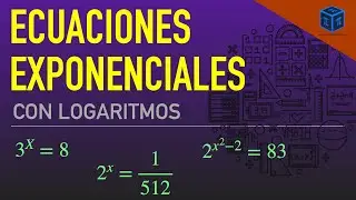 Cómo resolver Ecuaciones Exponenciales con Logaritmos. 🚀 3 ejemplos 🤓