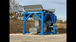 Bulk bagging system, hopper feed.