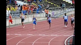 100m Men, Final, European U20 Championships, Borås SWE, 2019