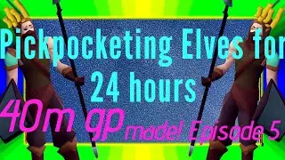 Loot from 24 hours pickpocketing Elves - OSRS