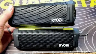 RYOBI 4V VERSA SPEAKERS.