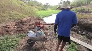 FAZENDO O SANGRADOR DO POÇO NO SÍTIO SALGADINHO