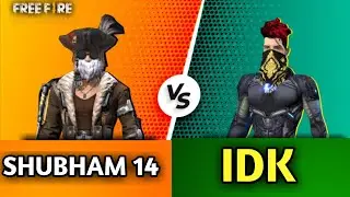 SHUBHAM14 VS IDK Best Clash Battle Who will Win🔥 - Garena Free Fire