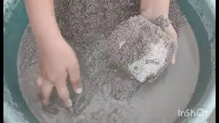 ASMR| Multistone White Super Duper Soft Sand and Cement Whole Crush Crumbling in Water #wholecrush