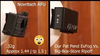 ExFog Antifog Vs  Novritsch AFU Shot Test (Doesn't Go Well)