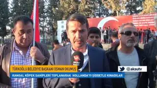 Türkoğlu'ndan Hollanda'ya Tepki