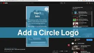 [InVideo Tutorial] How to add/create a circle logo on a scene (2023)