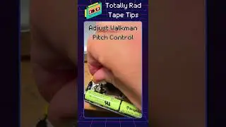 Adjust Sony Walkman Cassette Player Pitch Control Setting | Forward Camera and Vintage Channel