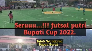 futsal putri bupati cup teluk wondama papua barat