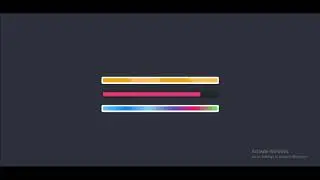 How To Create Progress Bar With Animation using html css