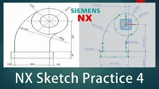 NX Sketch Practice - 04