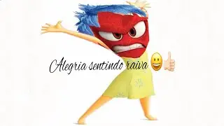Alegria sentindo raiva 😀👍🏻 Divertidamente 2