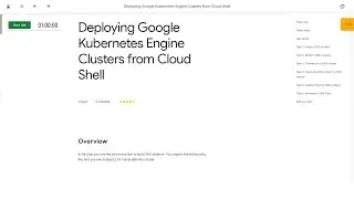 Qwiklabs | Deploying Google Kubernetes Engine Clusters from Cloud Shell