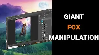 How to make a Fantasy Artwork (Fox Landscape Speed art)