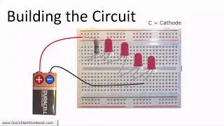 How to Connect Multiple LEDs in Series - Electronics for Absolute Beginners