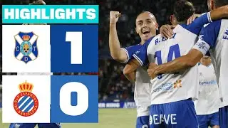 Highlights CD Tenerife vs RCD Espanyol (1-0)