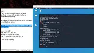fierce DNS  information gathering in Kali linux