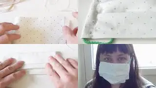 How to sew a mask from a fabric for a face