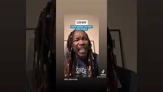 Rasta man address usher dance move from Jamaica 🇯🇲 #usher #shortvideo #nickiminaj