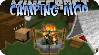 Minecraft CAMPING MOD (Zelt, Lagerfeuer, Bär) [Deutsch]