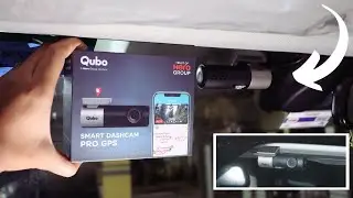 Qubo Dashcam Pro with GPS Unboxing, Installation & Review | Best Dashcam for Car in India