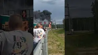 На "Неве" сгорел грузовик