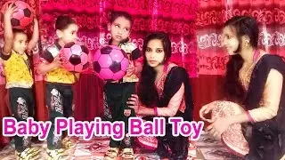 Baby Playing Ball Toy With Pretty Girl । Funny Babies Play Ball - New Videos