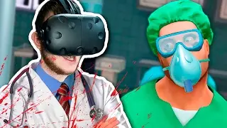 А ВЫ ТОЧНО ДОКТОР?! | Часть 3 | Surgeon Simulator (HTC Vive)
