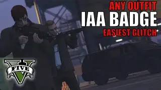 GTA V - How To Get IAA Badge (easiest glitch method) BONUS OUTFIT/INTRO