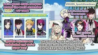 Everytime THE GOLDEN CHAMPIONS OF THE XTREME KINGDOM OF THE LEGENDARY UNDEFEATED WEST is mentioned