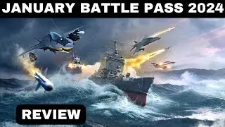Modern Warships Battle Pass January 2024 | Modern Warship New Battle Pass