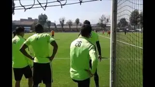 Entrenamiento del Club America