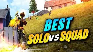 after a long time I played solo vs squad 🤧 can I survive 🥲