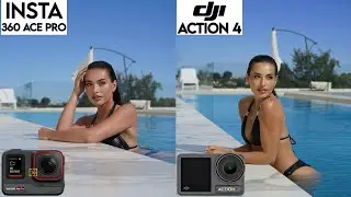 iNSTA 360 Ace Pro VS DJI Osmo Action 4 Camera Test