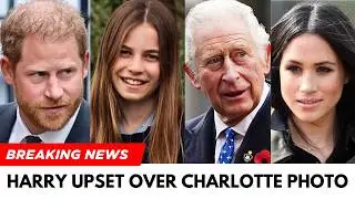 Prince Harry “Upset” Over Princess Charlotte Photo as King Charles Removes Meghan Image at Highgrove