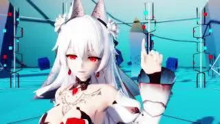 (MMD - Honkai Impact 3rd Part 2)Chung ha-Chica Luna Kindred XL Flower Marriage Under The Big Moon