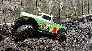 Scx24 Betty Goes mudding & In a RIVER!! 💦 #backyardcourse