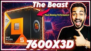 🔥World's Best GAMING CPU is Here Ft. AMD Ryzen 5 7600X3D @KshitijKumar1990