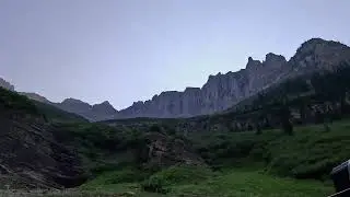 Glacier National Park. The west side of Logan Pass just a few hundred yards down the mountain.