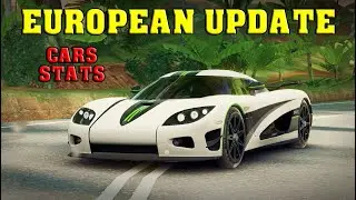 Asphalt 9 - European Update (Cars Stats)
