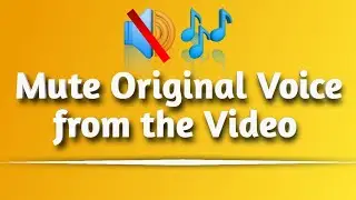 How to mute original sound from the video in Kinemaster