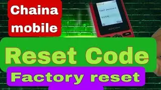 All chaina keypad mobile reset code|Chaina keypad mobile factory reset code. #Skrajib