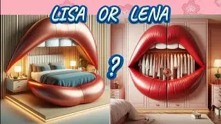 LISA OR LENA QUIZ 🔥#lisa #lena #trendingvideo