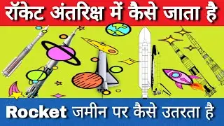 रॉकेट कैसे उड़ता है।🤔और कैसे लैंड करता है।🤔 rocket full tutorial