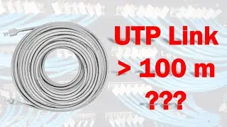 Twisted pair (UTP) cables over 100 meters in structured cabling. Is it possible?