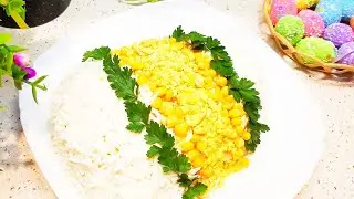 Салат который удивит всех!😍Салат на ПАСХАЛЬНЫЙ стол 2024г!
