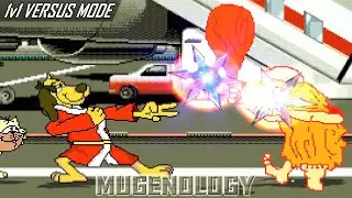 Captain Caveman X [DDR] vs Hong Kong Phooey [DDR] - MUGEN