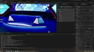 UE5.3 virtual TV space realtime preview