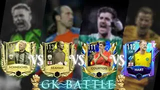113 Schmeichel vs 113 Seaman vs 111 Courtois vs 112 Hart best gk | FC MOBILE X FIFA MOBILE