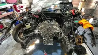 FULLY rebuilding a vq35de IN the car, G35 build